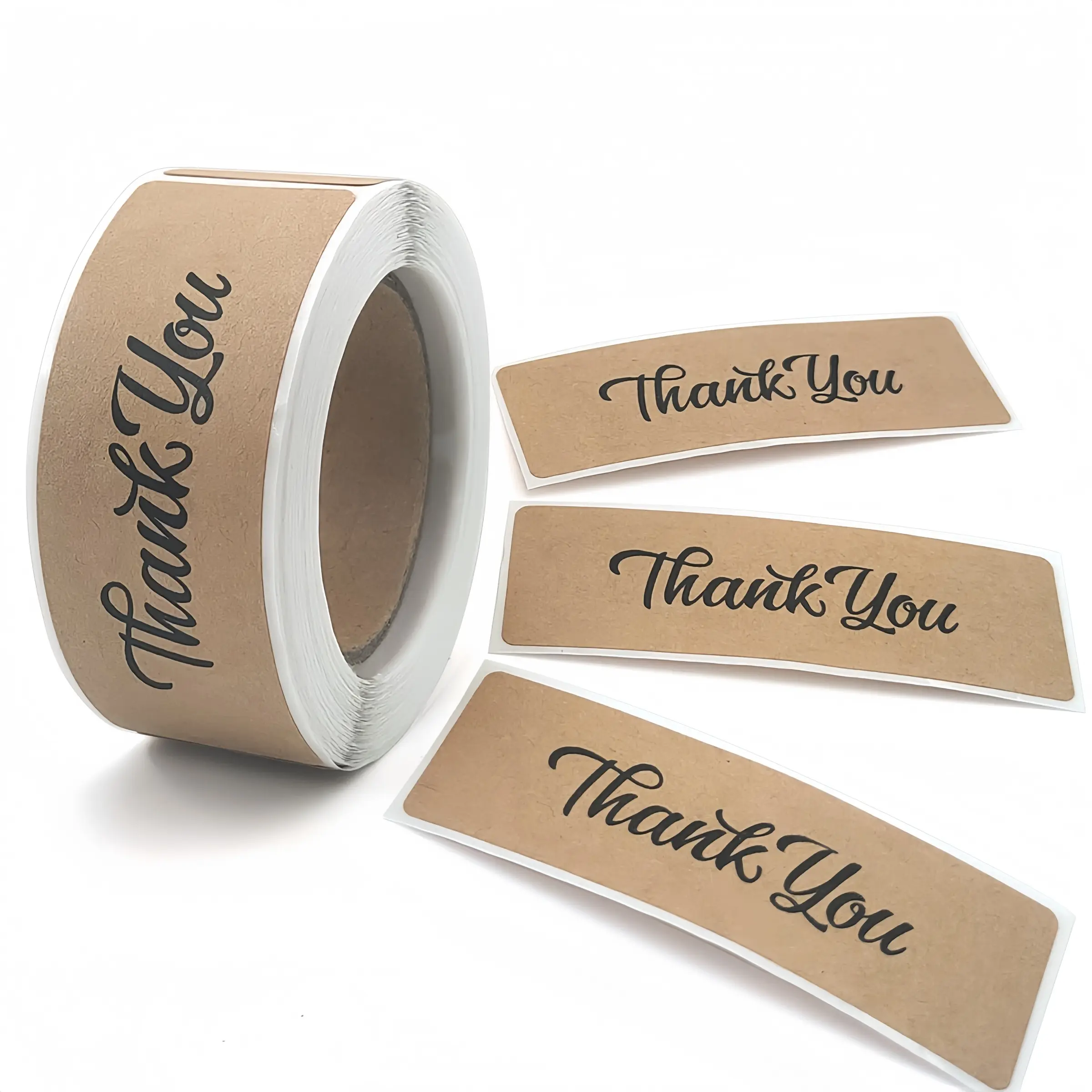 Paper Stickers for Scrapbooking & Gifts, Perfect for Gift Wrapping, DIY Crafts & Stationery Needs, Create with Love Design Thank You Card