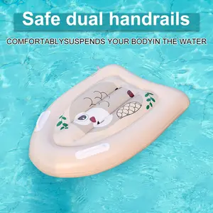 Inflatable Beach Skateboard with Handle, Inflatable Surf Board for Beach and Pool, Perfect for Water Sports and Fun Activities