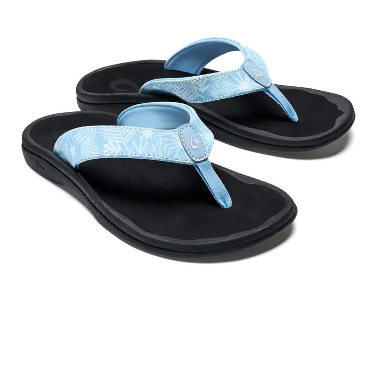 Olukai - ‘Ohana Women’s Water-Friendly Sandals - Pale Blue / Black (Add-On)