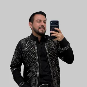 FULL RHINESTONE JACKET (SLIMFIT)