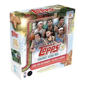 2025 Topps NBA Basketball Holiday Mega Box Sports Card Box Sports Trading Cards
