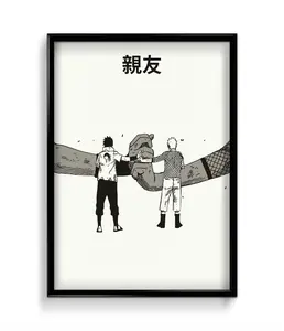 Naruto and Sasuke Uchiha Poster Print