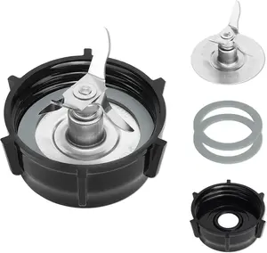 Blender Replacement  Compatible with Oster Blender Ice  ABS Plastics Base Stainless Steel Ice  and 2 Rubber O Ring Seal Gasket, Compatible with Oster Osterizer Blender Accessories