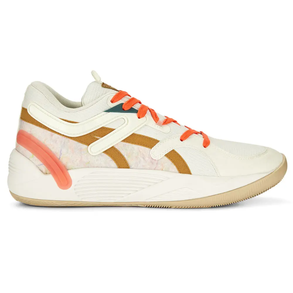 PUMA Mens X Childhood Dreams Trc Blaze Court Basketball Sneakers Shoes - Beige