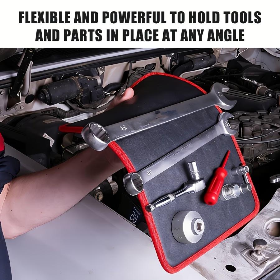 Magnetic Tool Pad Kit - 1/2/3-Piece Options, Anti-Slip Magnetic Suction Design, Flexible Tray for Automotive Repair Tool Picking & Organizing