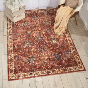 Nourison Reseda Brick Area Rug