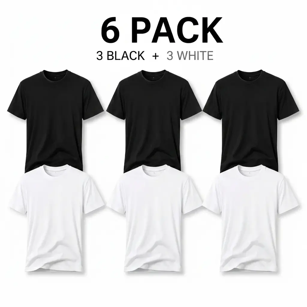 Unisex Crew Neck Graphic T-Shirt, Casual Streetwear Short Sleeve Tops, Available in Slim / Oversized Fit, Black & White Color Options for Daily Street Outfits