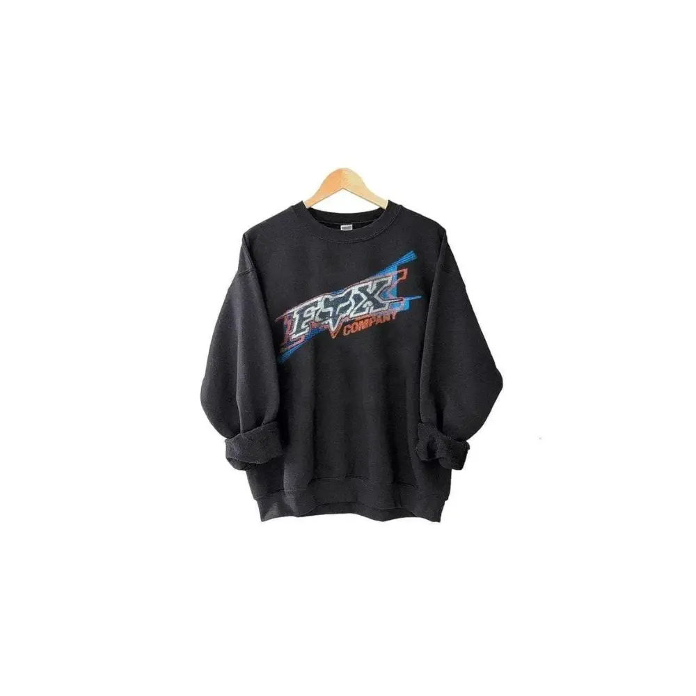 Vintage #Foxx Racing Print Sweatshirt, Motocross Pullover for Racing Lovers, Gift for Men & Women, Womenswear, Menswear, Full Size, Full Color