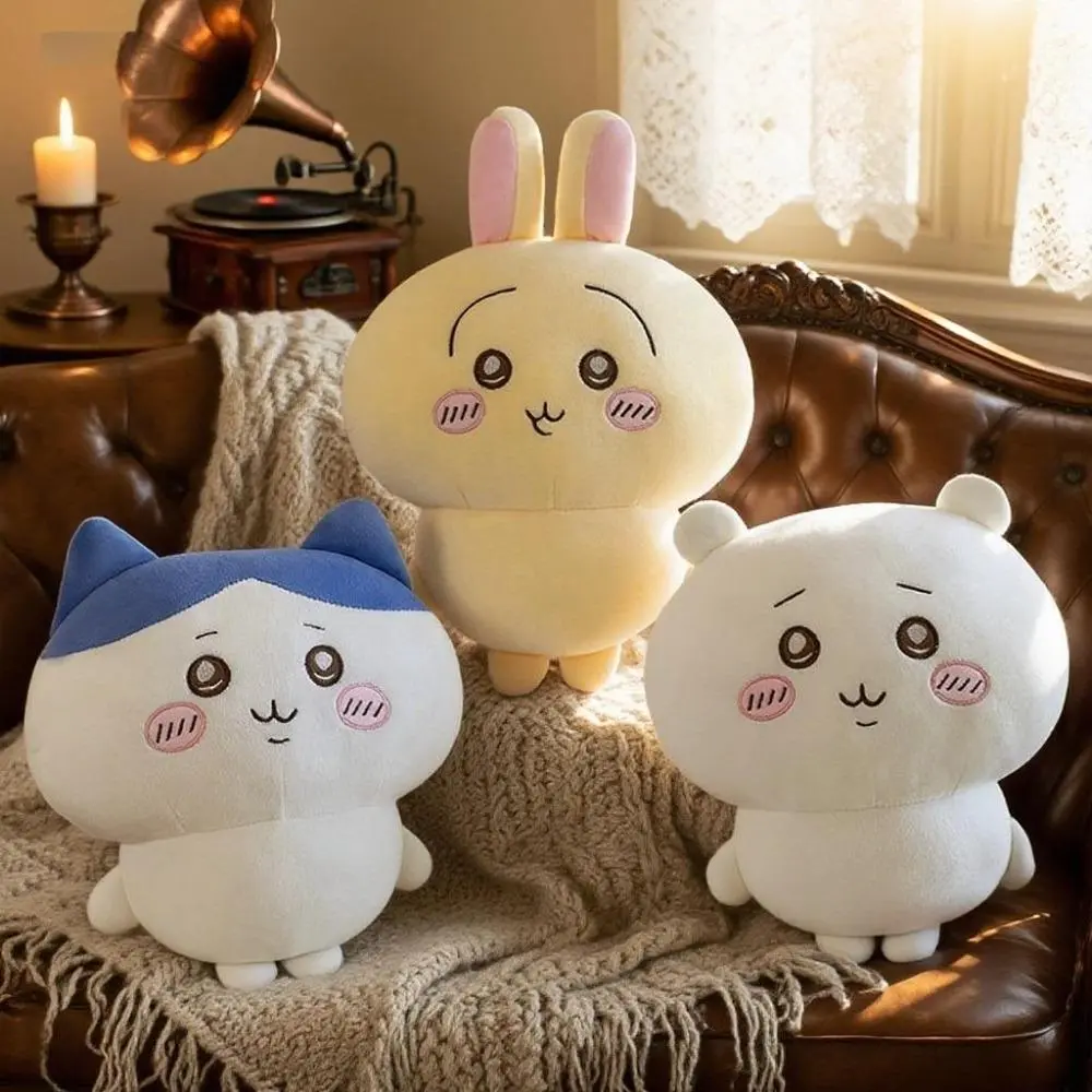 Chiikawa Hachiware Usagi Kawaii Plush Doll, 7.87in/20cm & 11.81in/30cm Soft Stuffed Room Decor Bedhead Pillow, Birthday Gift Ready (Toys & Hobbies Classic Novelty Stress Relief Item)