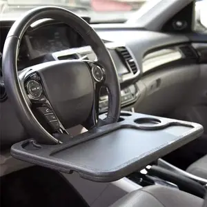 Portable Car Laptop Computer Desk Mount Stand Eat Work Car Steering Wheel Dining Table BracketDrink Food Coffee Tray Board Car Interior Organizer