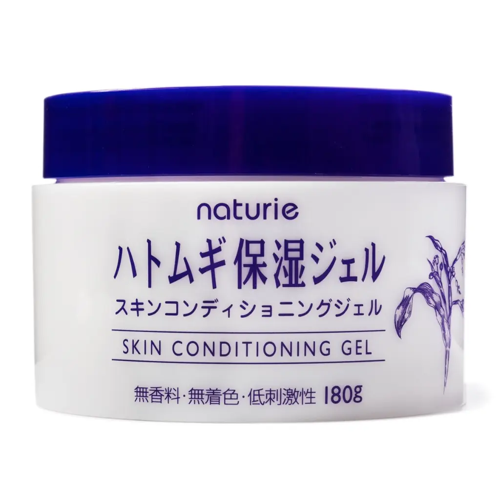 Naturie Hatomugi Skin Conditioning Gel, 180g Hydrating Moisturizer for Sensitive Skin with Long-Lasting Moisture Lock
