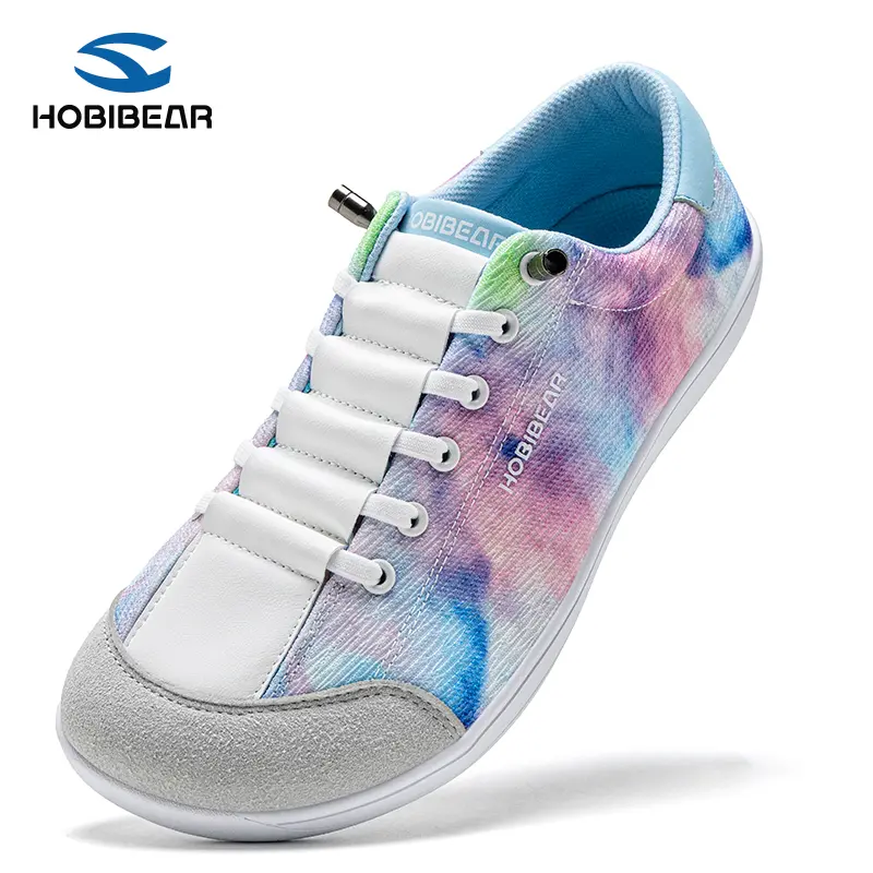 HOBIBEAR Women's Rainbow Gradient Mesh Sneakers, Casual Lightweight Breathable Walking Shoes with a Wide Fit and Soft Sole, Shoes For Women, Sneakers For Women
