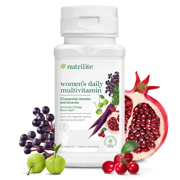 Amway Nutrilite Women’s Multivitamin Tablets 90 Count | Daily Vitamins & Plant Nutrients | Vitamins & Minerals Formula | Women’s Multivitamin Tablets | Nutrilite Women’s Daily Multi | 90 Tablets | Plant Nutrient Formula for Adults | Vitamin Formula Adults