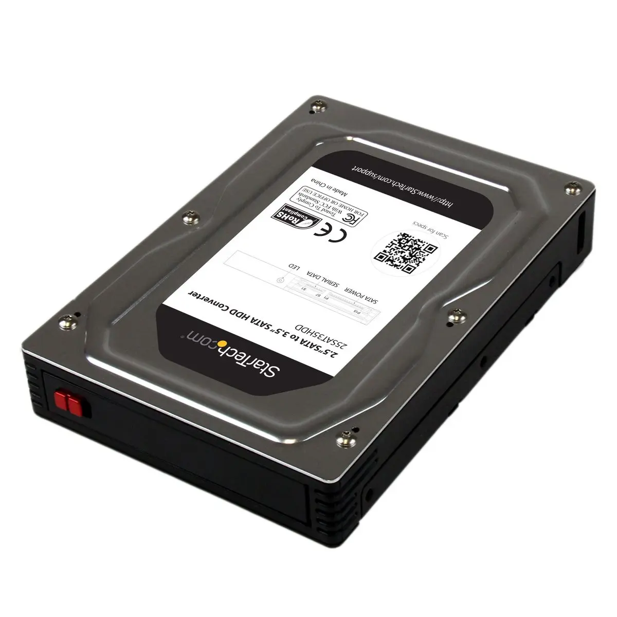 StarTech 2.5" to 3.5" SATA Aluminum Hard Drive Adapter Enclosure