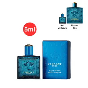 Versace Eros Eau de Toilette for Men Mini – 0.17 oz (5 ml)