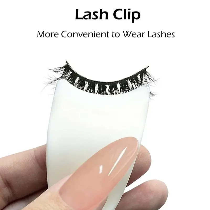 False Eyelash Applicator Tool Lash Clip Tweezers Cosmetic Makeup Tool Eyelash Tools Eyelash Gripper for Women Easy Apply Lashes Precise Hold Effortless Application Beginner Friendly