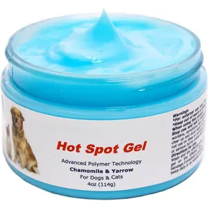Veterinary Strength Topical Ointment for Dogs| Hot Spot & Wound Care Treatment| Skin Yeast Infections, Ringworm, Cuts, Rashes Relief| First Aid Solution| Reusable Soothing Ointment 4oz