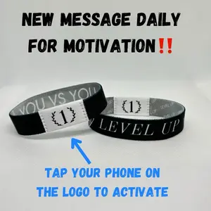 Daily Motivational Message Bracelet