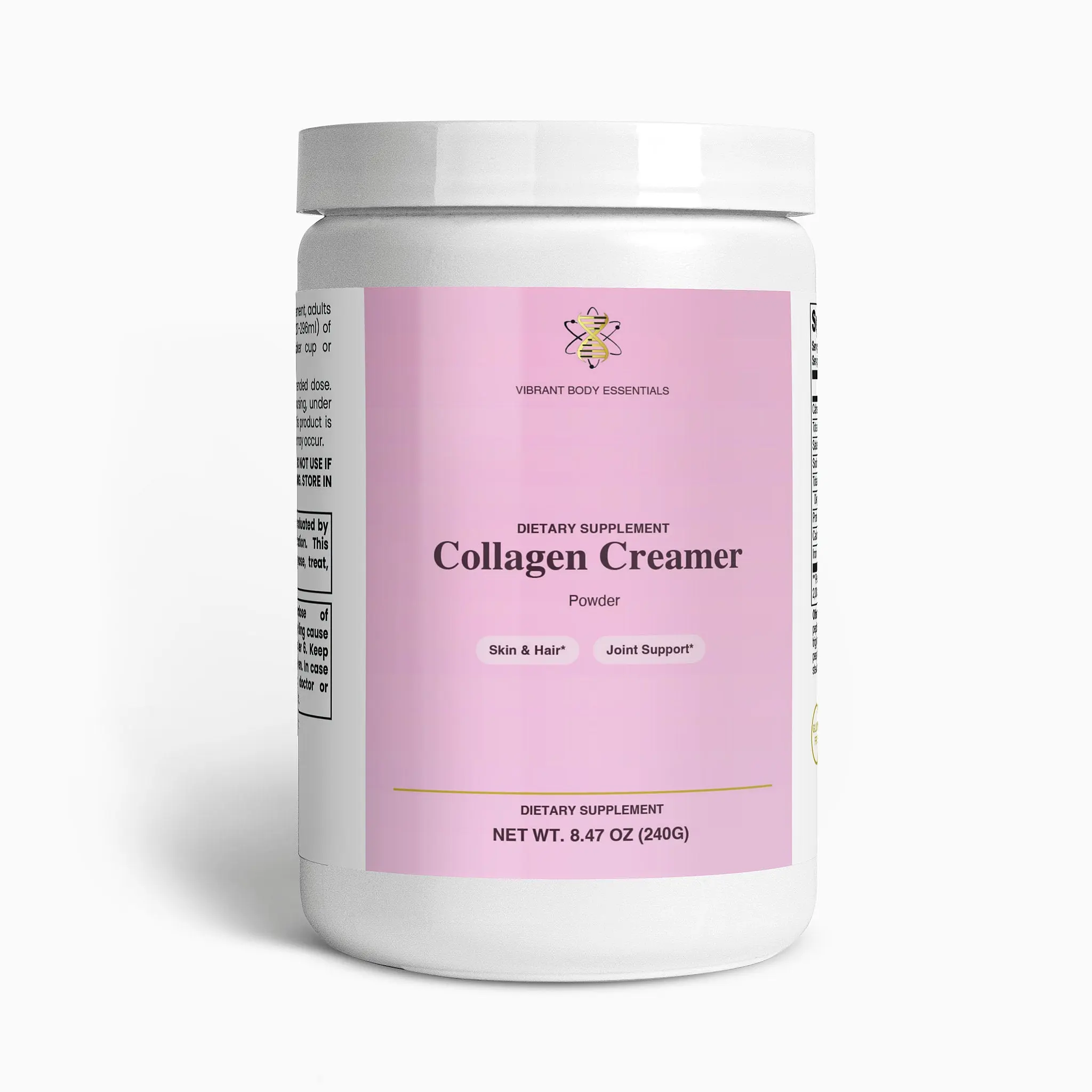Collagen Creamer Vanilla — Type 1 & 3 with MCT | 240g
