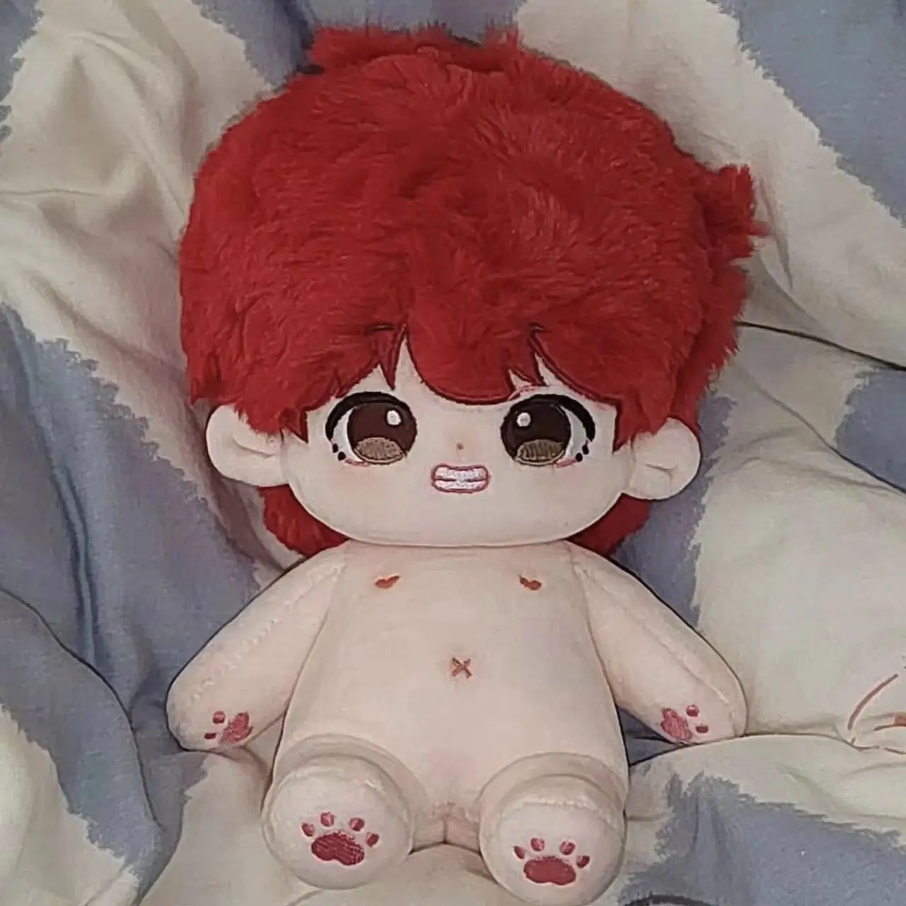 20cm Kim Tae-hyung Cosplay Stuffed Plush Doll, Handsome Boy Collectible Toy, Ideal Birthday Gift for Fans