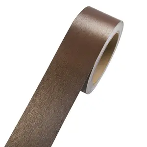 Self-Adhesive Mirror Frame Sticker, 2 Inch X 39 Ft Metal Mirror Trim Peel and Stick Border Tape, Brown  Wall Border for  Kitchen, Bathroom, Fireplace, Furniture