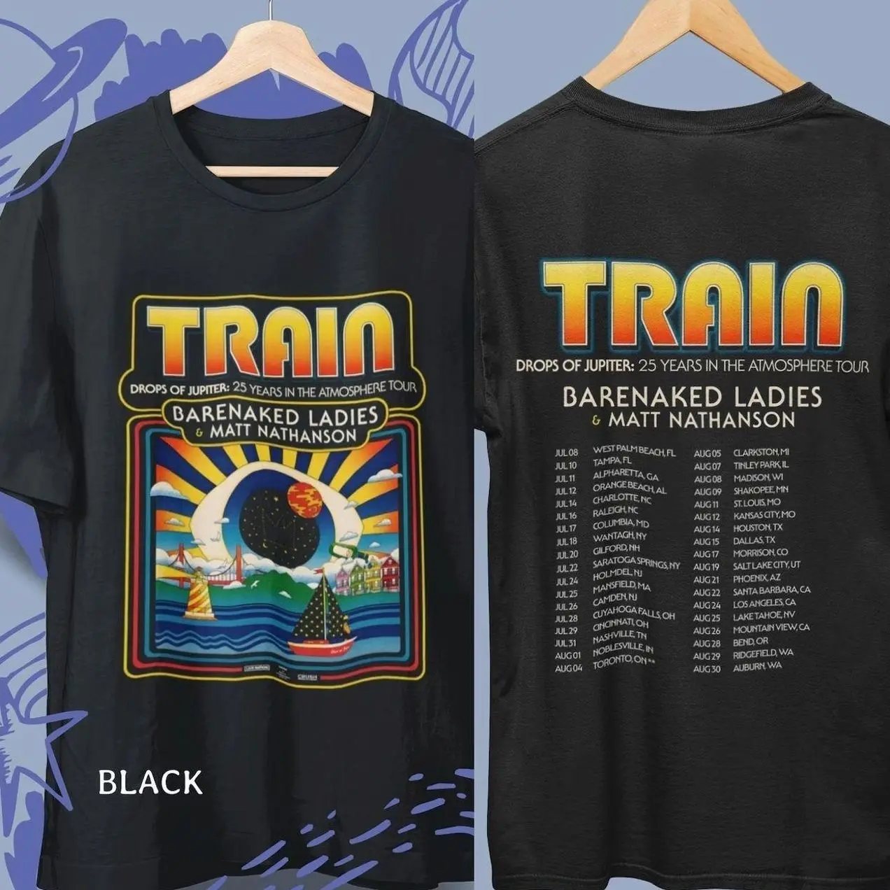 Unisex Train 2026 Concert Shirt, Vintage Band Style T-Shirt, Music Lover Gift, Pop Rock Fan Tee N7X 339