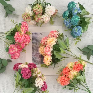 Silk Hydrangea Bridal & Bridesmaid Bouquet, Perfect for Weddings, Parties, and Elegant Home Decor, Stunning Floral Arrangement, Decorative Bouquet, Artificial Bouquets