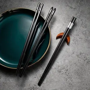[Clearance Sale]5 Pairs Sturdy Easy-to-Use Alloy Chopsticks, Reliable Quality for Daily Dining Use