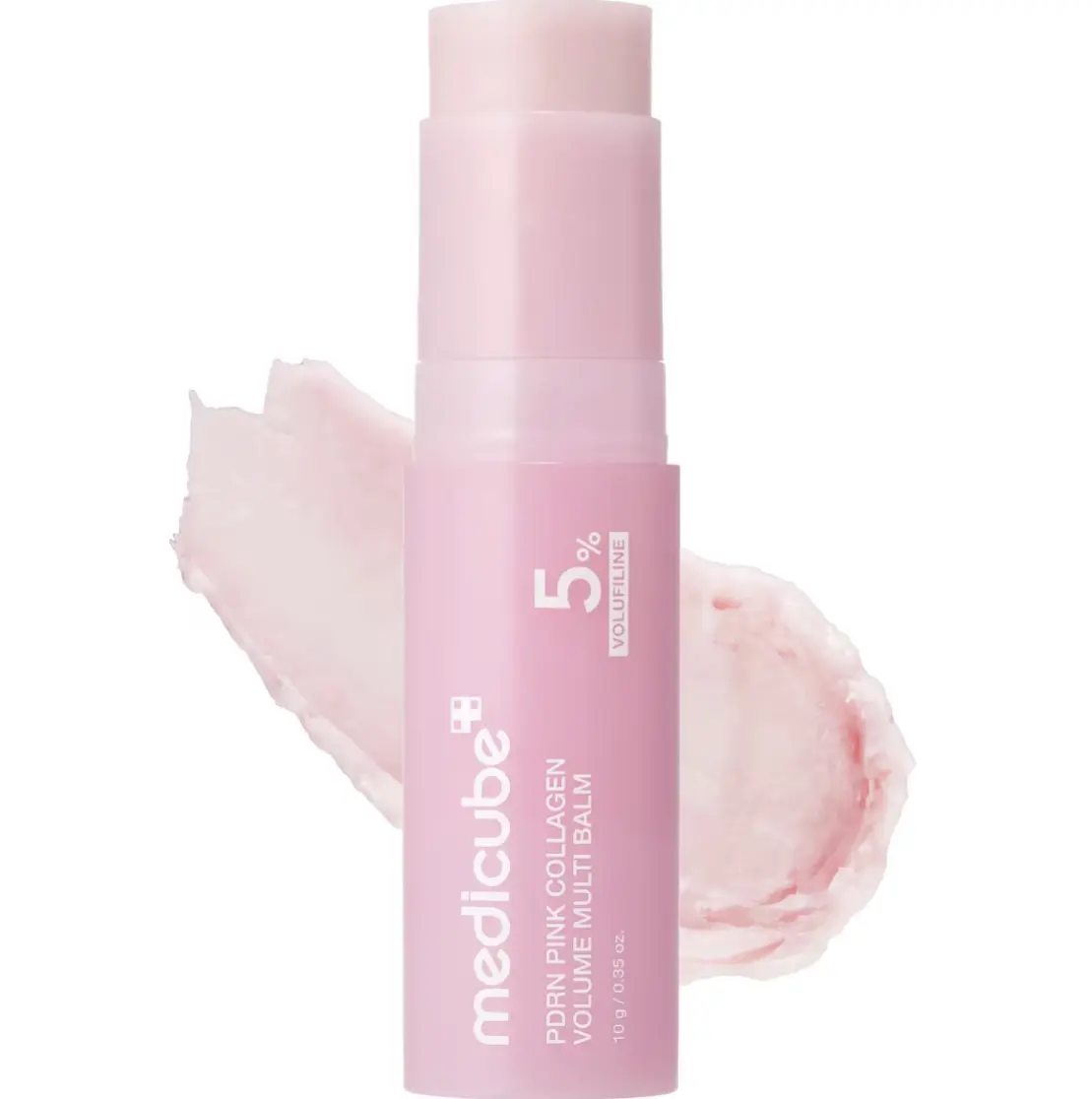 Pink Collagen PDRN Anti-Aging Balm Stick | Korean Beauty Multi Balm with Volufiline & NAD | Hydrating Skin Firming Treatment for Fine Line Appearance & Daily Glow