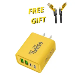 65W USB-C Fast Charger for iPhone & Android – Universal PD Type-C Wall Adapter | Fast Charge | Travel-Ready | Overheat Protection