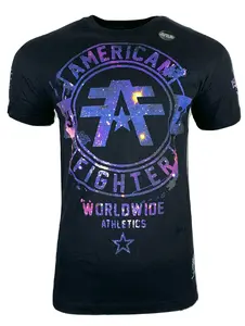 AMERICAN FIGHTER SILVER LAKE GALAXY Men's T-Shirt *