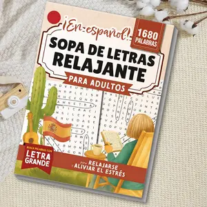OMG, this is so addictive | Spanish word search | Word Games | Vocabulary | 1,680 words per book | I literally can't stop | Learning Materials