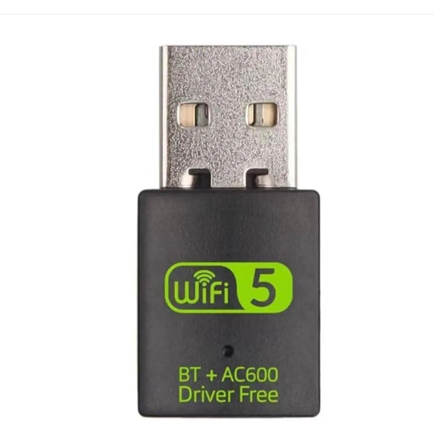 High Speed USB WiFi Bluetooth Adapter with USB Plug, 600Mbps Dual Band 5G/2.4G Wireless Network Adapter for Laptop/Desktop PC, 1-Year Support, Compatible with Windows 7/8/8.1/10/11