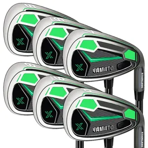 Yamato Golf Iron Set – 6 Piece Right Hand Irons (No.5–9 + P) – Stainless or Carbon Shaft – Men's Cavity Back Clubs