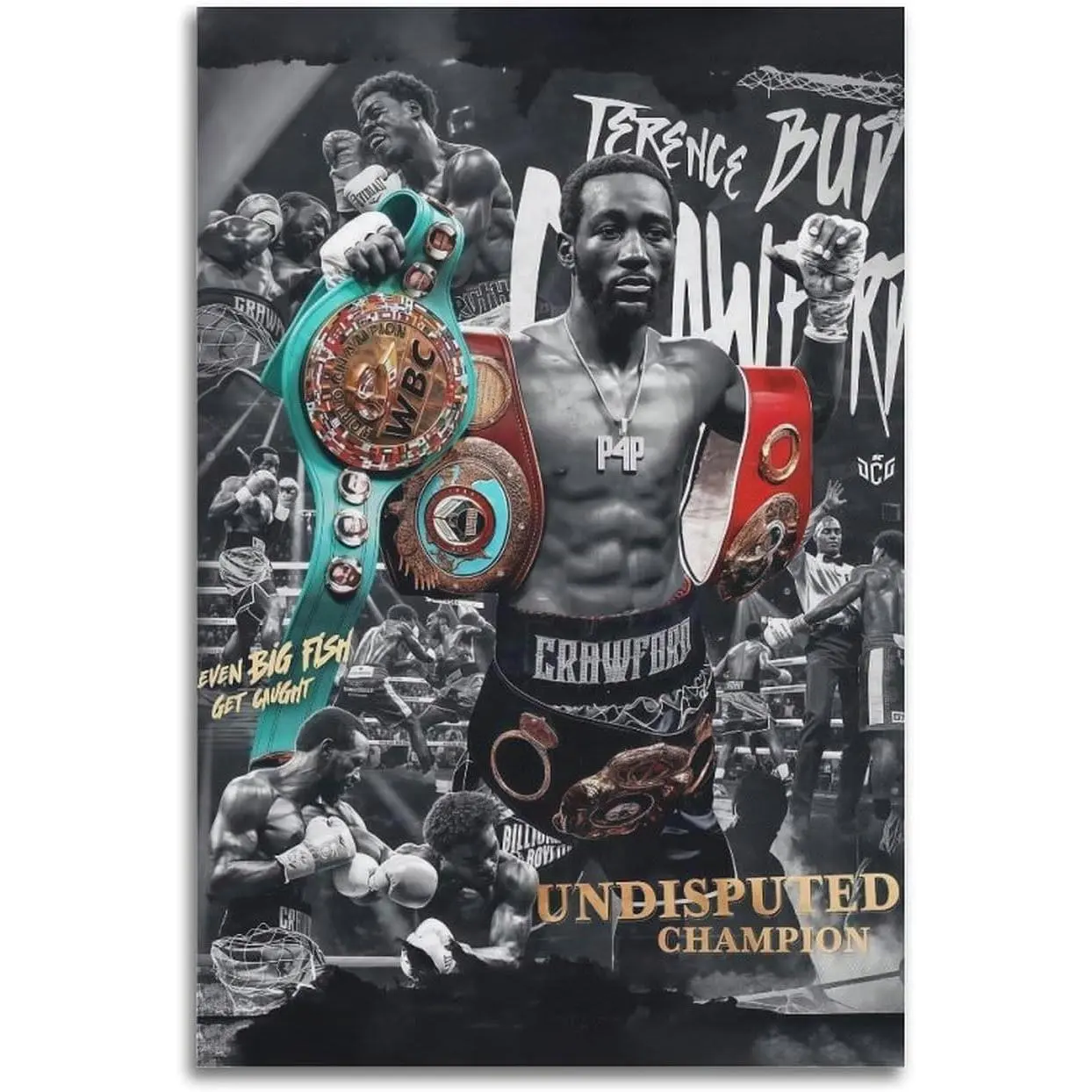 Terence Crawford Art Poster Wall Art Painting Canvas Gift Living Room Prints Bedroom Decor Artworks