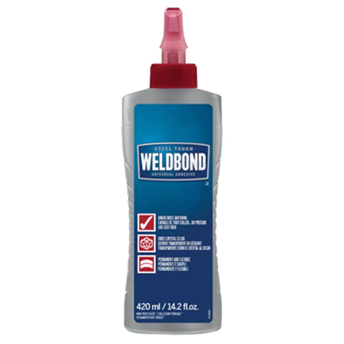 212 MAIN Weldbond 8-50420 14.2 oz (1.08 lbs) Water Resistant High Bond Adhesive, Super Strong Bonding Multipurpose Glue for Metal Repair & Styrofoam Applications
