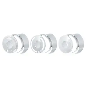 United Pacific Chrome Plastic A/C Control 6-Piece Dial Covers, Automotive Car Accessory for 2018-2025 Freightliner Cascadia - 42426