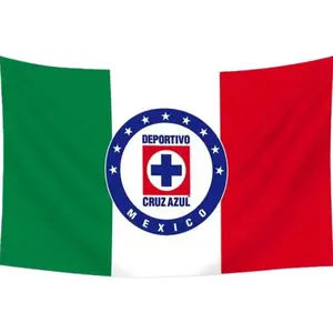 Cruz Azul La Maquina Celeste Soccer Tapestry  Heavy Duty Ultra Soft Peach Fleece Flag for Game Room, Dorm & Party Wall Decor, Decoration Items, valentine's gift for bf