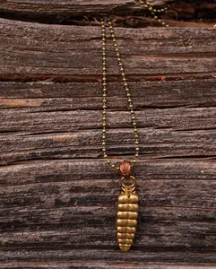 Rattlesnake Tail Pendant Necklace