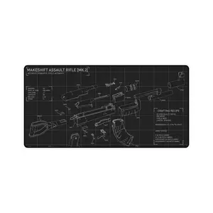 Rust Blueprint MK.2 Game Desk Mat, Extra Large Gaming MousePad, Gaming Accessories, Desk Decor Setup, TCG Playmats