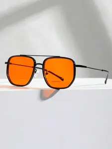 Unisex Metal Frame Sunglasses, Trendy Casual Sunglasses for Everyday Use, Fashion Accessories for Outdoor Activities