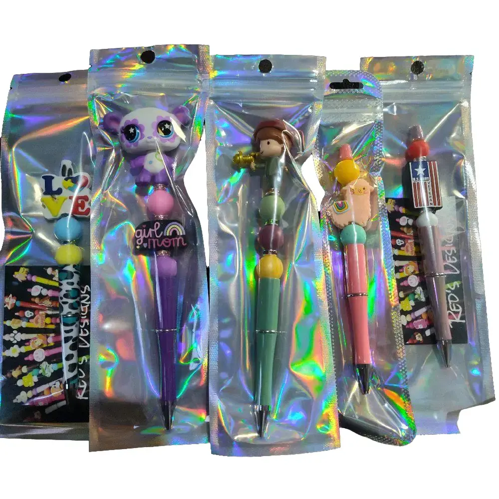 5 Pack Mystery of Custom Handmade Beaded Pens