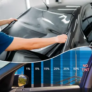 Heat Insulation Car Window Tint Film,UV Blocking,Private Visual Protection,Anti-Aging Interior Protection,for All Automotive Window and Sunroof Installation