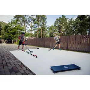 Hockey Revolution My Passer – Extremely Durable Passing Trainer OnOff Ice – Puck Rebounder Equipment