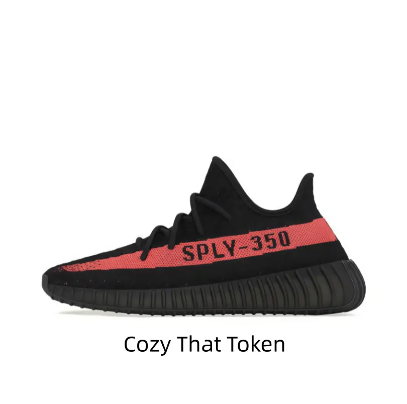 Black Knit Comfort Trainers Contrast Bright Red Graphic Stripe Shock Absorbing Ridged Wave Midsole Stable Light Traction Outsole Viral Comfy Sneakers For City Walk Shopping Hangout ：，，，，TikTok ，、、