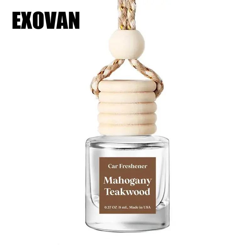 Car Air Fresheners Hanging Scent Oil Diffuser,EXAVON 8ML Nature Frangrance Friut Juciy Perfume Last Long Time With Three Scents For Car & Live Gifts Springtok