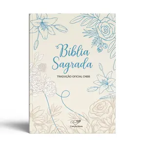Bíblia Sagrada CNBB – Capa Dura Floral (Nova Vulgata)