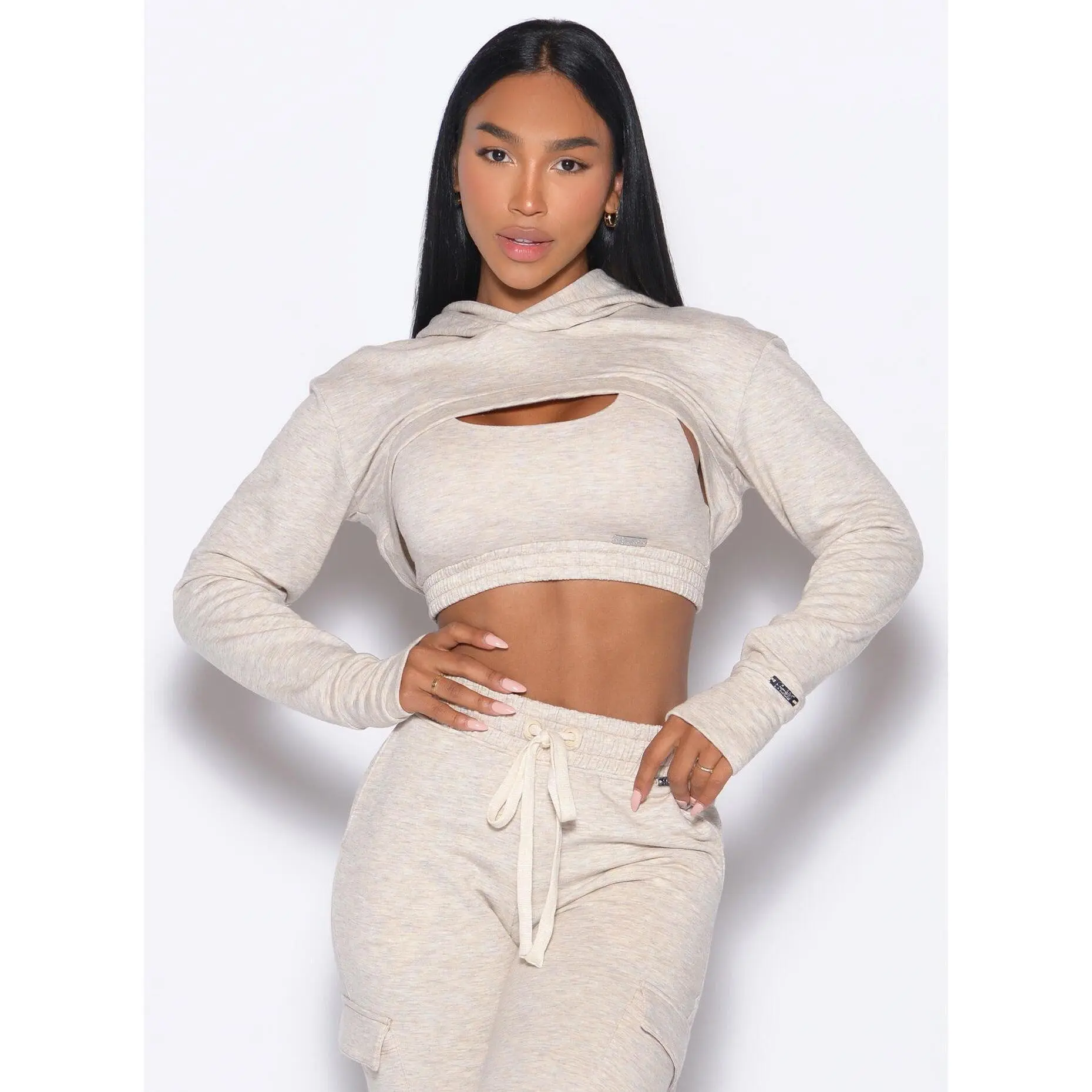 Sweat Bolero Hoodie