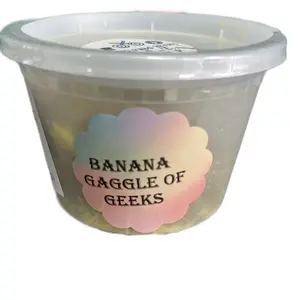 Banana flavored  gaggle of geeks candies 8 oz. 1 and 1.5 lbs