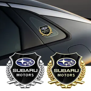 Subaru Car Emblem Side Mark, Dual Use Body Window Design, Waterproof UV Resistant, Enhances Recognition, Small Exterior Accessory